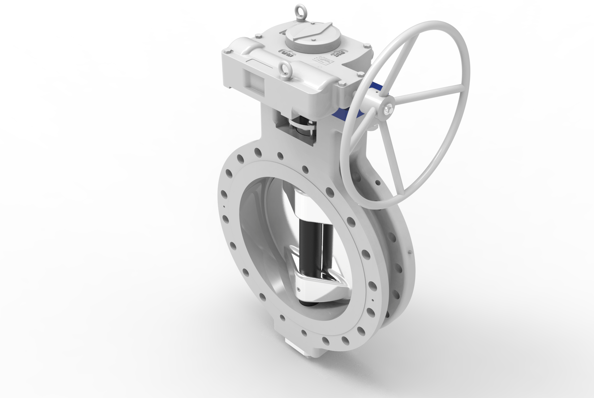 This is the diagram of Triple Offset Butterfly Valve